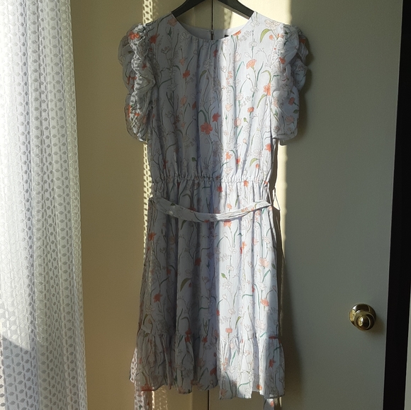 BNWT Banana Republic|| Floral Puff-Sleeve dress - Picture 8 of 8